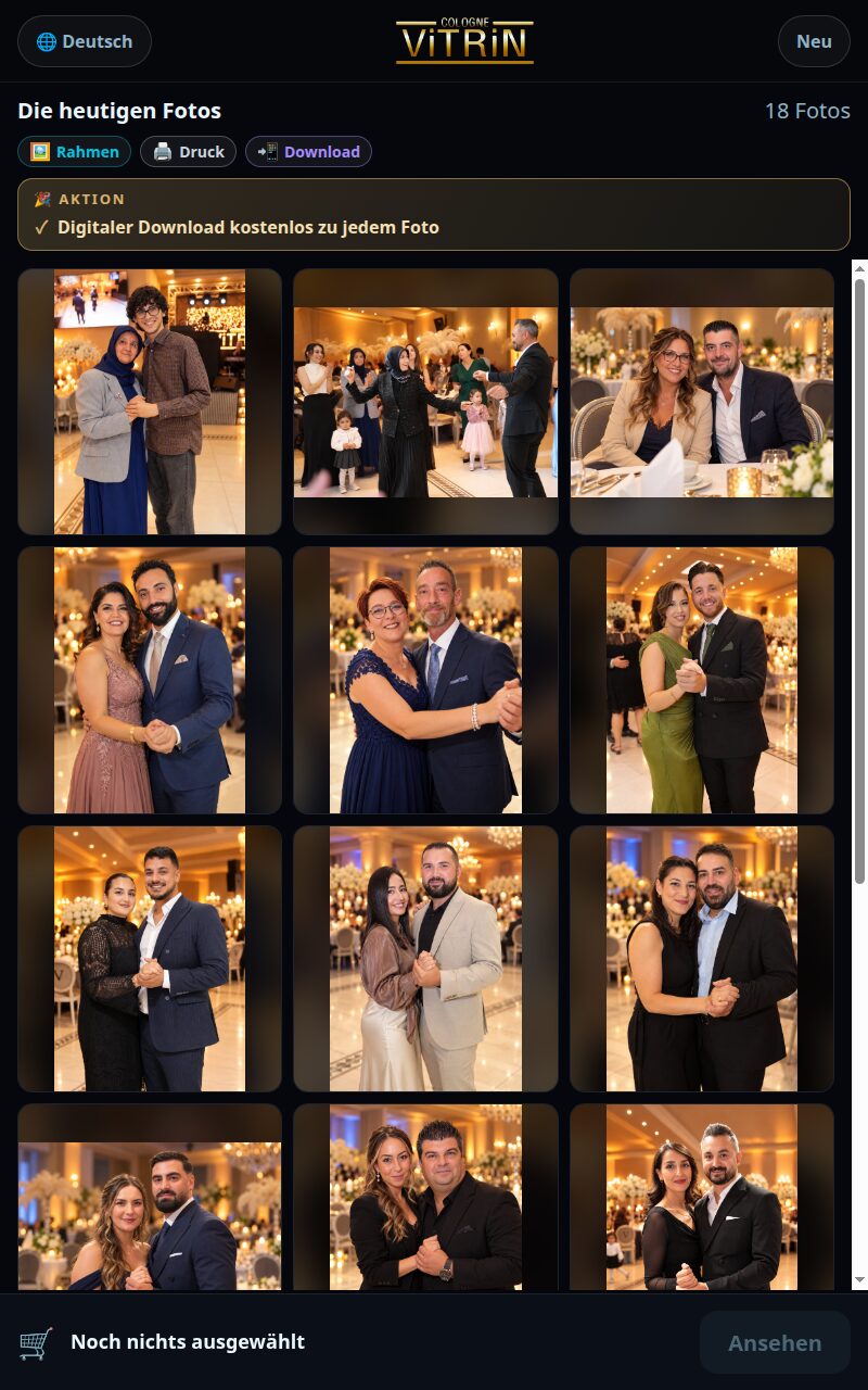 Tablet: Fotos auswählen